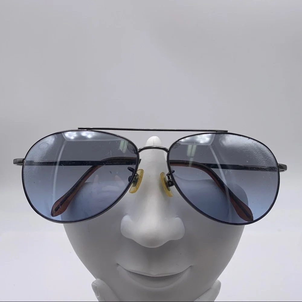 Vintage Gunmetal Aviator Sunglasses Frames